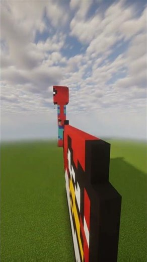 Building Angry Bird Pixel Art in Minecraft