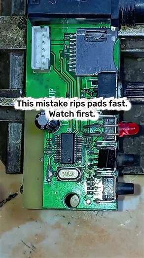 SMD ICs Removal Without Pad Damage