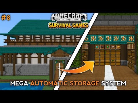 I Built a MEGA Auto Storage System! — Minecraft Survival Episode 8