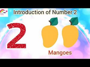 Introduction of Number 2 | for kids learning | Touch The Sky