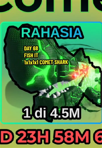 Comet Shark in Roblox: Day 68 Adventure