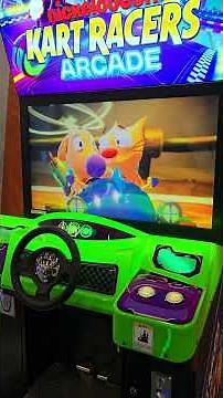 Quick Look: Nickelodeon Kart Racers Arcade at Amusement Expo 2026 #arcade #nickelodeon #racer