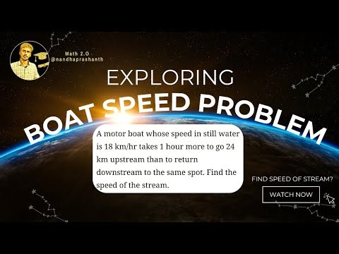 10th std CBSE Boat: upstream and downstream word problem #cbse #upstream #downstream #distancespeed