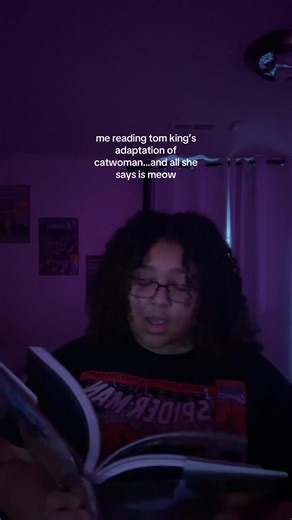 “meow” or “bat and cat” like what? | #batman #tomking #comictok #fypシ #catwoman