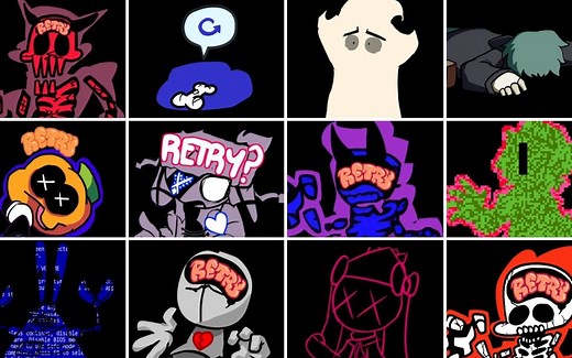 FNF所有游戏结束P1