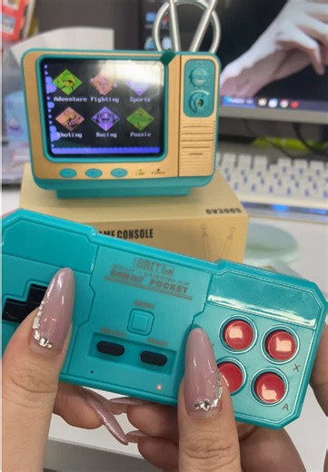 ✨🎅 Throwback vibes endless fun = BEST Christmas gift ever! 🎁 This retro TV-style game console packs 308 classic games into a mini design that looks straight out of the 80s 📺💾. Perfect for kids, parents, or anyone who loves that old-school gaming feel. Wrap it up, plug it in, and let the holiday nostalgia begin! 🎮❄️ #RetroVibes #ChristmasGiftIdeas #GamerLife #StockingStuffer #septemberrestock