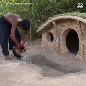 2.4M views · 281 reactions | After finding 7 abondoned puppies in the woods, these guys build them a very special "hobbit" home, complete with a bone shaped pool. | Bad Parenting Presents | Facebook