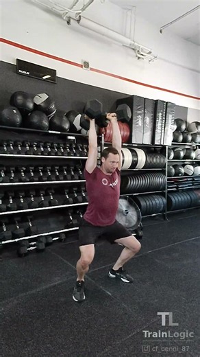 Double Dumbbell Overhead Squat