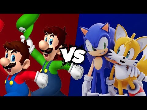 MUGEN Battle - Mario/Luigi vs Sonic/Tails