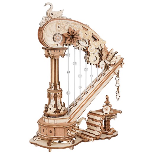 ROKR Magic Harp Music Box 3D Wooden Puzzle AMK71