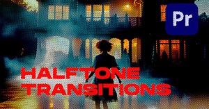 Halftone Dots Transitions | Premiere Pro