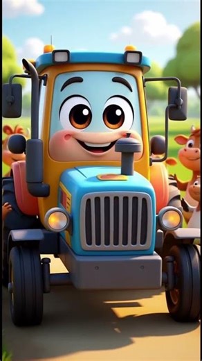 Cute Tractor Comes Alive 🚜😊 | Fun Farm Story | Kids Cartoon Short