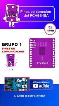 Conoce los Pines de conexión del PCA9548A #arduino #ingenieria #tecnologia #educacion #youtubeshorts