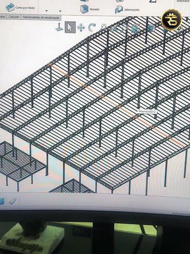 This is how this metal portal frame structure was assembled!