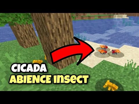AMBIENCE SOUND PRODUCING INSECT MOD FOR JAVA MINECRAFT