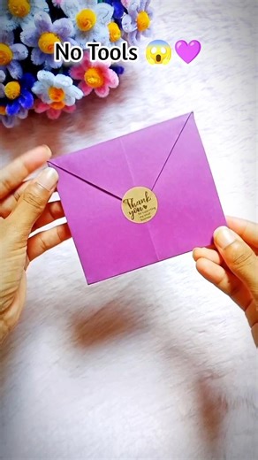 DIY Envelope from A4 ✉️ | No Glue, No Tools Needed ❤️ #shorts