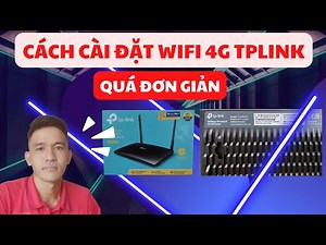Hướng Dẫn Cài Đặt Bộ Phát Wifi 4G Tplink TL MR6400 I Tplink 300Mbps Wifi 4G LTE Router