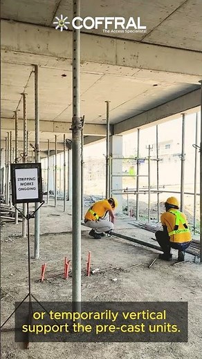 Installation of COFFRAL Shoring Jacks by our experienced manpower