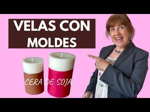Como Hacer Velas con Moldes de Cera de Soja 🌿. Tutorial completo 🕯️