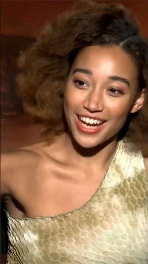 Amandla Stenberg talks #StarWars fight & stunt training for #TheAcolyte 👊 #shorts