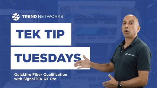 TEKTIP Tuesday is here!   Quickfire Fiber Qualification with SignalTEK QT Pro⚡  This week, we’re diving into fiber qualification and how to validate your fiber links fast, why proper testing is key… | Cable & Connections