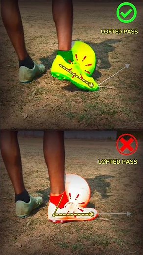 LOFTED PASS#footballskills#football#soccer#skills#soccer