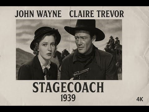Stagecoach (1939) [4K] #johnford #johnwayne #westernclassical