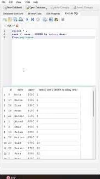 الفرق بين RANK و DENSE_RANK في SQL خلال 60 ثانية! #dataanalysis #excel #databaseconcepts #sql #