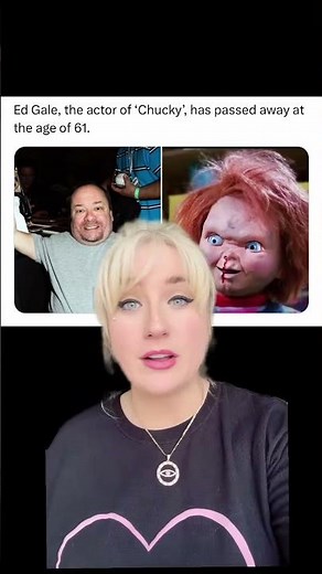 Ed Gale, Beloved ‘Chucky’ Actor, Dies at 61 | Tribute to His Horror Legacy 🔪