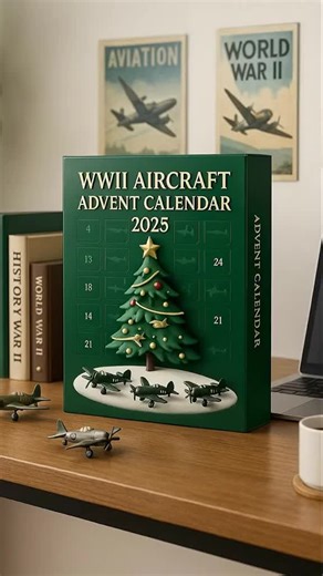 Unwrap daily surprises with this professionally crafted advent calendar, featuring high-quality WWII aircraft replicas! Perfect for history buffs & aviation enthusiasts. 🛩️✨ #WWIIHistory #AviationLovers | Deliberatek.DE01