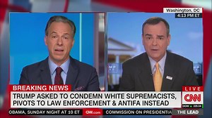CNN's Jake Tapper ends interview with Trump campaign staffer who refused to address Trump’s support for white supremacists