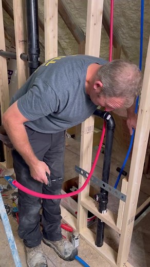 Cool 😎PEX stubout support bends 🤩🤩🔥🔥 #diy #plumbing #homeimprovement #bathroomremodel #bathroomremodeling #plumber #milwaukeetools #diabloblades #replacement #bathroom #medieval #weird #plumbing #galvanized #nycplumbing #unexpected #hydronyc #HydroNYC #response #plumbing #kitchen #compression #plumbing #plumbingtok #plumbingchronicles #hydronyc #animalhospital | Bathroom Remodeling Teacher