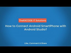 How to Connect Android SmartPhone with Android Studio | Use Mobile as Emulator in Android Studio