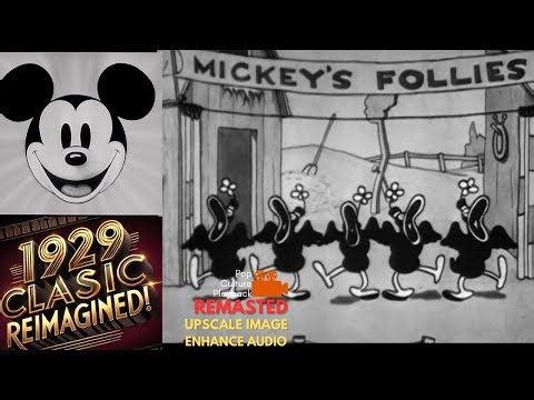 Mickey's Follies (1929) | Full Cartoon | Mickey Mouse Classic | Restored in HD! (Public Domain) ✨🎥