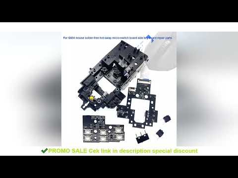 Compatible Solder-free Hot-swap Micro-switch Board for G604 Lightspeed Wireless Mouse Side Key Repla