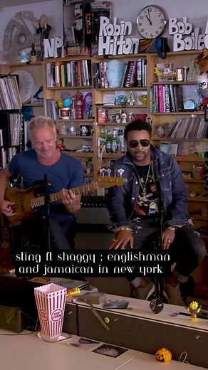 Sting and Shaggy Perform 'Englishman in New York' at Tiny Desk Concert