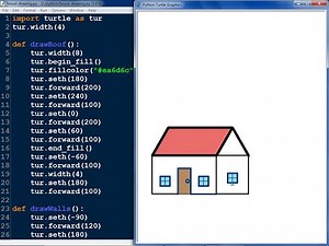 How to make a house using python IDLE|version-3.8.9| #python #house #pythonturtle