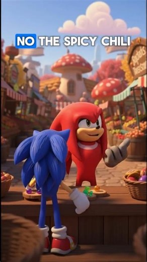 SONIC tries several times to buy Spicy Chili Dogs until… #ai #animation