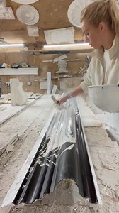 221K views · 2.4K reactions | Always casting 栗‍♀️ #plastering #plasterer #mouldings #cornice #workshop #plasterwork #heritage | Mary Plaster Mouldings | Facebook