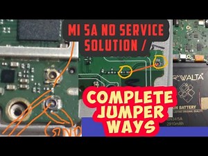 mi 5a no service problem solution||redmi 5a network problem no service by not100%solution