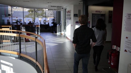Next up take a look around our Langside campus. All our campuses are easily accessible by public transport, not only do they have excellent learning facilities they also have cafes, libraries and student chill out areas. #virtualopenday #gccbelong | Glasgow Clyde College