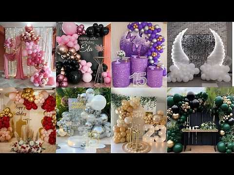 😍Beautiful and Latest Balloon Decor ideas for birthday party/Birthday decoration ideas#birthdayparty