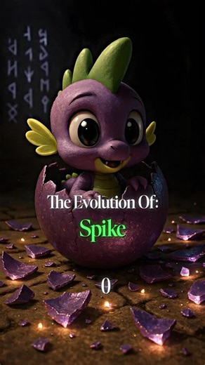 Axium on Instagram: "The evolution Of Spike 🐲 #ai #viral #reel #fyp #history #cartoon #spike #spikethedragon #mylittlepony"