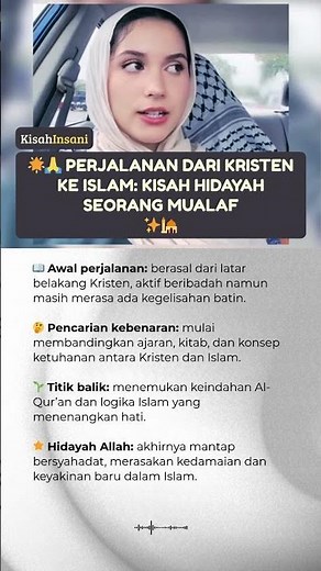 Kisah Mualaf: 🌟🙏 Perjalanan dari Kristen ke Islam Kisah Hidayah Seorang Mualaf✨🕌 #mualaf