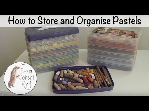How to Store and Organise your pastels