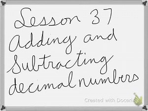 Saxon Math Course 1 lesson 37