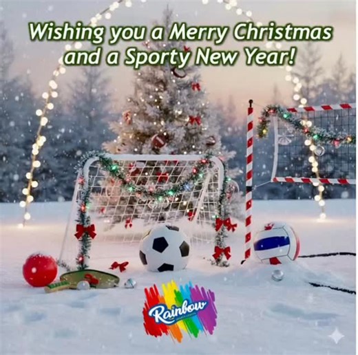 Wishing all of our 🌈 players, friends, family & sponsors a very Merry Christmas and a Sporty New Year. With Love, Alex & Bill Commisioners Rainbow Sports League ❄️🎄☃️❄️🎄☃️❄️🎄☃️❄️🎄☃️ | Rainbow Sports League