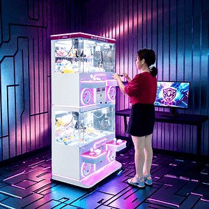 [Hot Item] Amusement Park Claw Machine Coin Operated Toy Grabber Machine