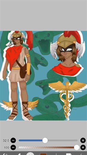 drawing hermes in my style #art #drawing #epicthemusical #greekmythology #hermes #ihavenoidea #trend