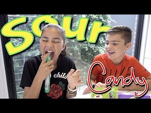 Trying Sour Candy | Grace's Room